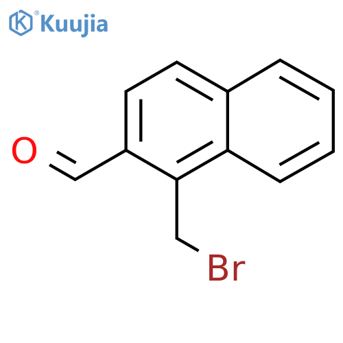 1-(Bromomethyl)naphthalene-2-carbaldehyde structure