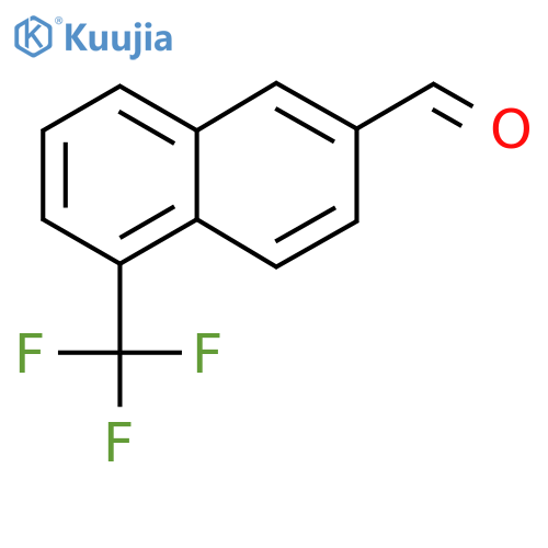1-(Trifluoromethyl)naphthalene-6-carboxaldehyde structure