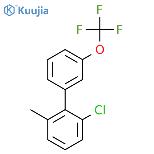 6-Chloro-2-methyl-3'-(trifluoromethoxy)biphenyl structure