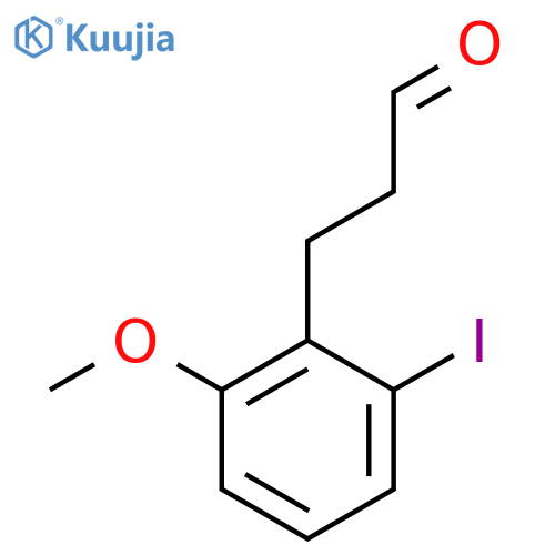 3-(2'-Iodo-6'-methoxyphenyl)propionaldehyde structure