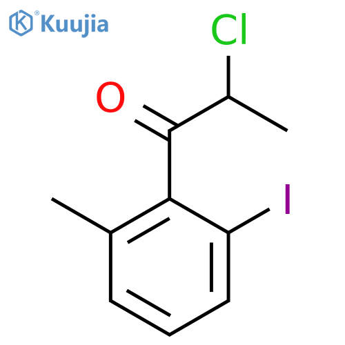 2-Chloro-2'-iodo-6'-methylpropiophenone structure
