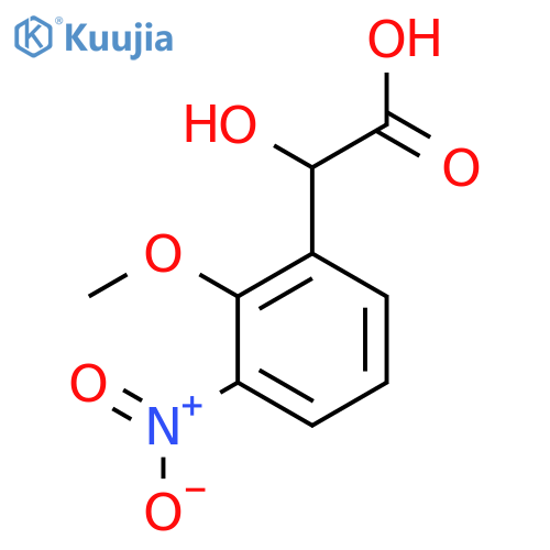 2-Methoxy-3-nitromandelic acid structure