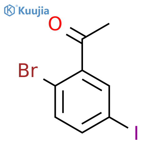 1-(2-bromo-5-iodophenyl)ethan-1-one structure