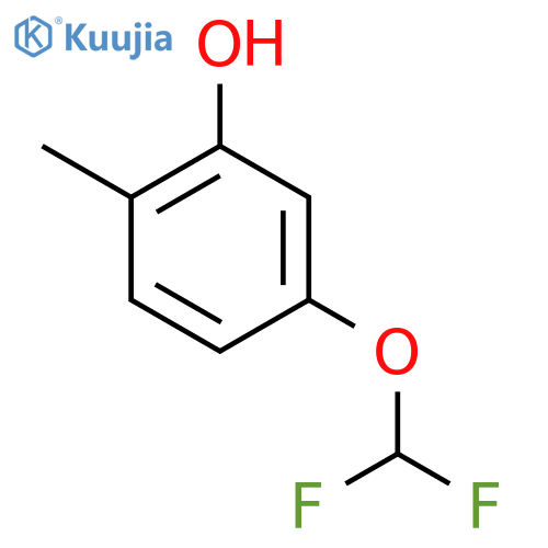 4-(Difluoromethoxy)-2-hydroxytoluene structure