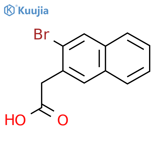 3-Bromonaphthalene-2-acetic acid structure