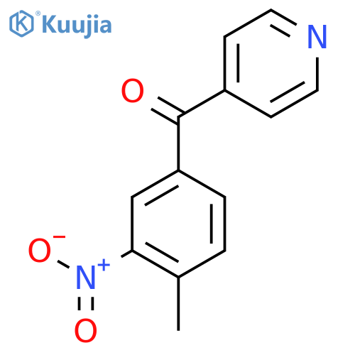 4-(4-Methyl-3-nitrobenzoyl)pyridine structure