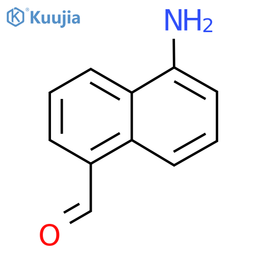 1-Aminonaphthalene-5-carboxaldehyde structure