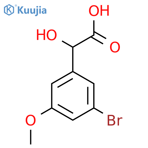 3-Bromo-5-methoxymandelic acid structure