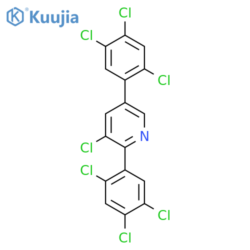 2,5-Bis(2,4,5-trichlorophenyl)-3-chloropyridine structure