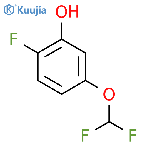 5-(Difluoromethoxy)-2-fluorophenol structure