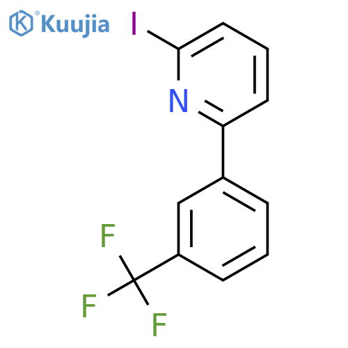 2-Iodo-6-(3-(trifluoromethyl)phenyl)pyridine structure