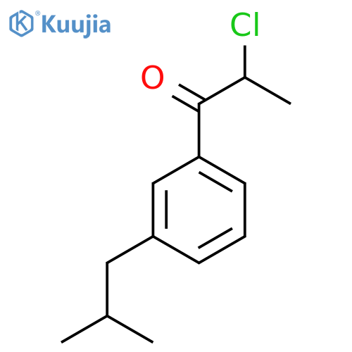2-Chloro-3'-iso-butylpropiophenone structure