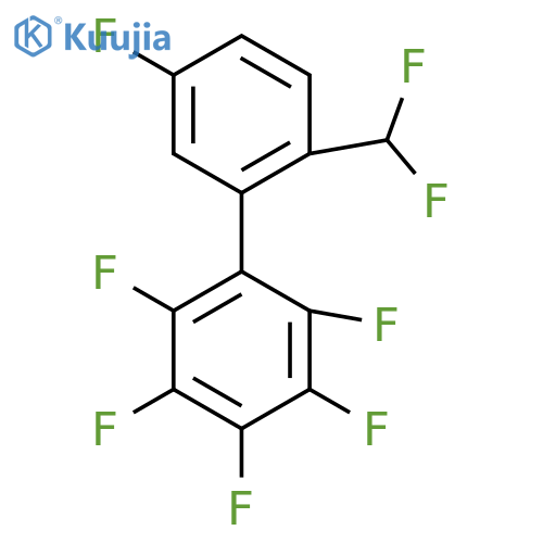 2'-Difluoromethyl-2,3,4,5,6,5'-hexafluorobiphenyl structure