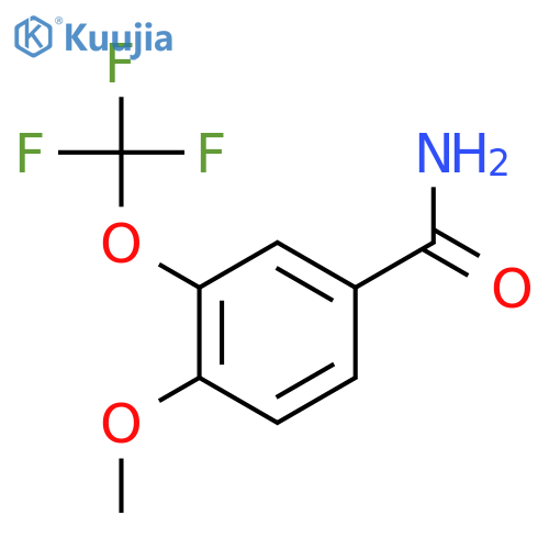 4-methoxy-3-(trifluoromethoxy)benzamide structure