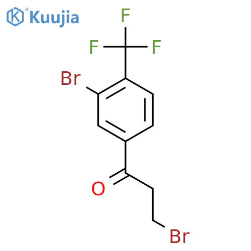 3,3'-Dibromo-4'-(trifluoromethyl)propiophenone structure
