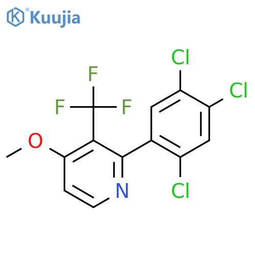 4-Methoxy-2-(2,4,5-trichlorophenyl)-3-(trifluoromethyl)pyridine structure