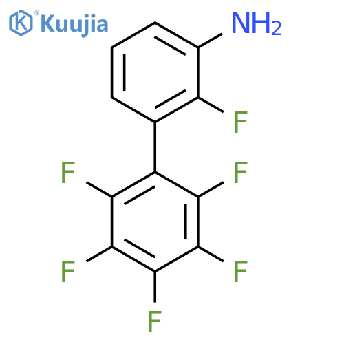 2,2',3',4',5',6'-Hexafluorobiphenyl-3-ylamine structure