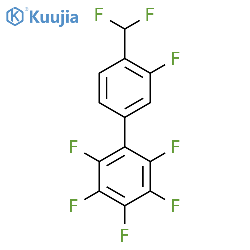 4'-Difluoromethyl-2,3,4,5,6,3'-hexafluorobiphenyl structure