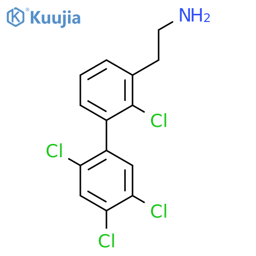 2,2',4',5'-Tetrachlorobiphenyl-3-ethylamine structure