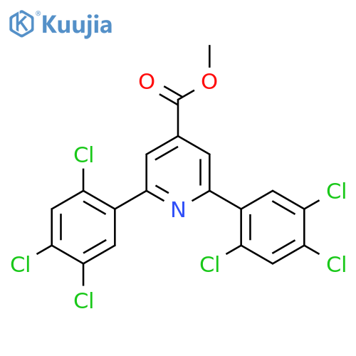 Methyl 2,6-bis(2,4,5-trichlorophenyl)isonicotinate structure