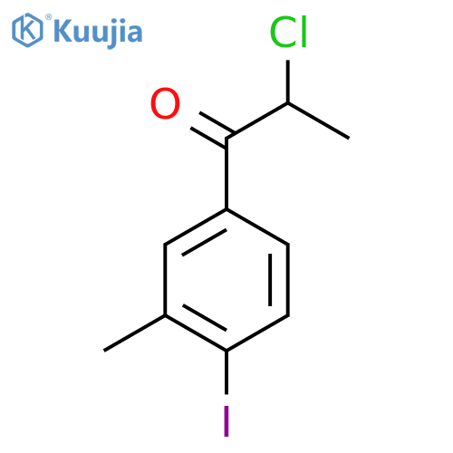2-Chloro-4'-iodo-3'-methylpropiophenone structure