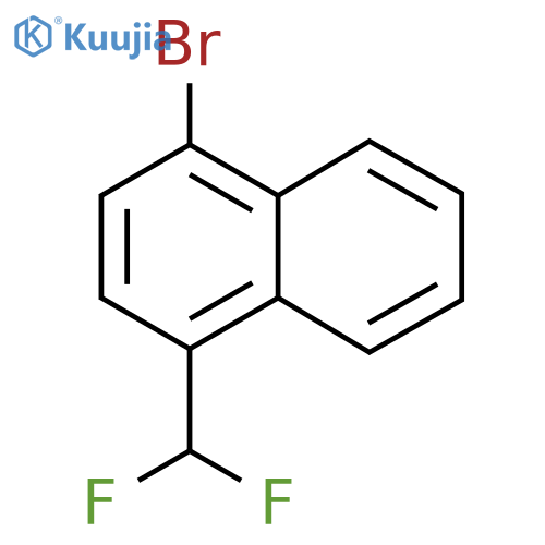 1-Bromo-4-(difluoromethyl)naphthalene structure