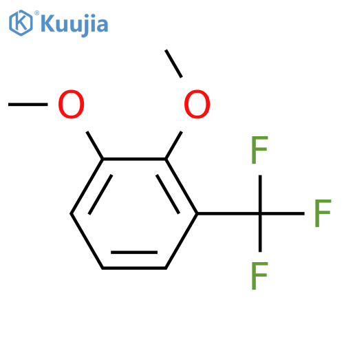 1,2-dimethoxy-3-(trifluoromethyl)benzene structure