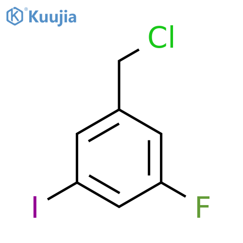 3-Fluoro-5-iodobenzyl chloride structure