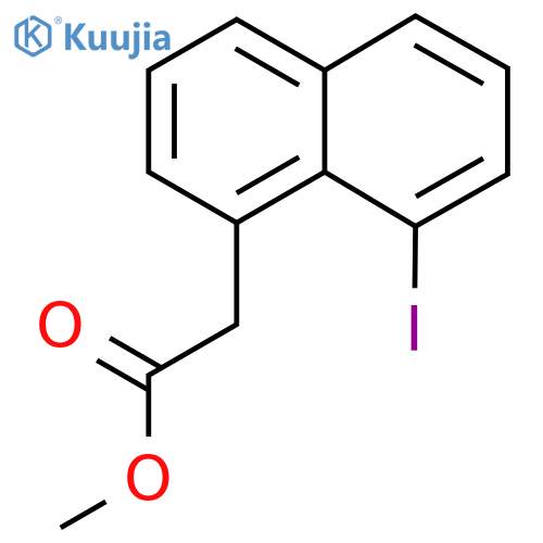 Methyl 8-iodonaphthalene-1-acetate structure