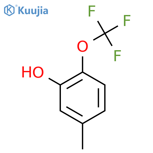 5-Methyl-2-(trifluoromethoxy)phenol structure