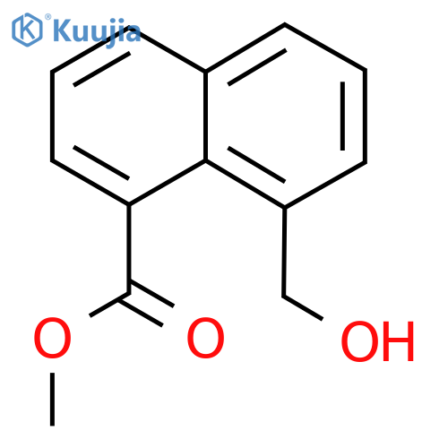 Methyl 8-(hydroxymethyl)naphthalene-1-carboxylate structure