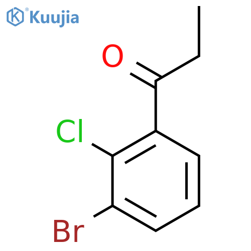 3'-Bromo-2'-chloropropiophenone structure