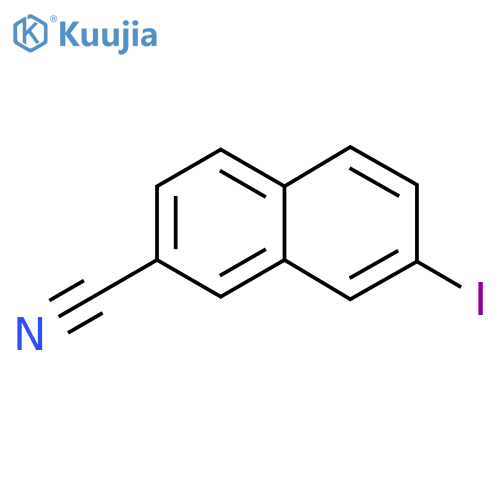 2-Cyano-7-iodonaphthalene structure