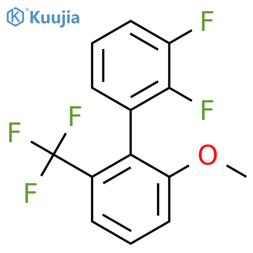 2,3-Difluoro-6'-methoxy-2'-(trifluoromethyl)biphenyl structure