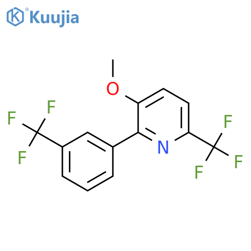 3-Methoxy-6-(trifluoromethyl)-2-(3-(trifluoromethyl)phenyl)pyridine structure