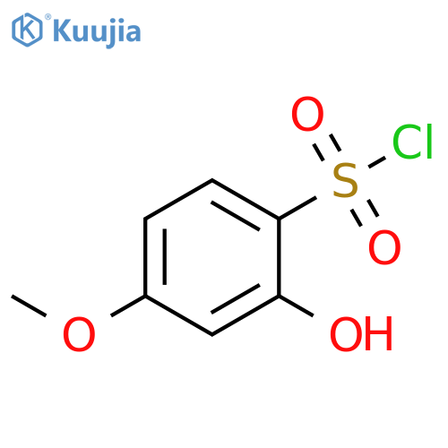 2-Hydroxy-4-methoxybenzenesulfonylchloride structure