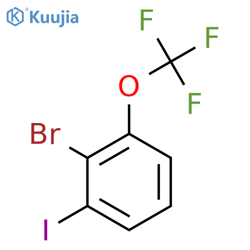 2-Iodo-6-(trifluoromethoxy)bromobenzene structure