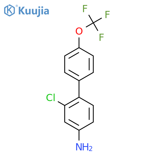 4-Amino-2-chloro-4'-(trifluoromethoxy)biphenyl structure