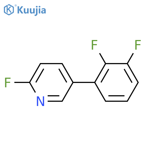 5-(2,3-Difluorophenyl)-2-fluoropyridine structure