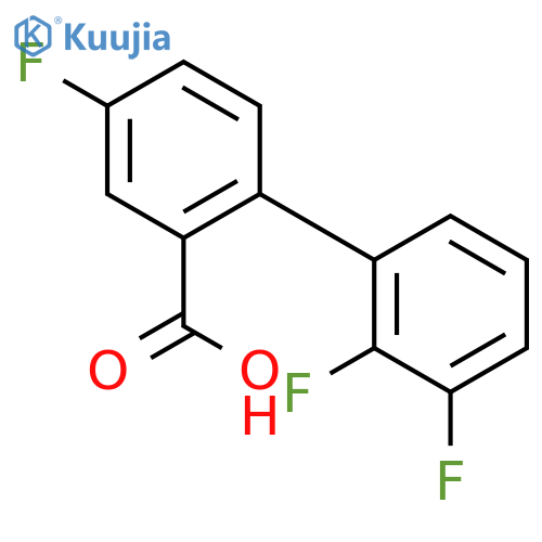 2-(2,3-difluorophenyl)-5-fluorobenzoic Acid structure