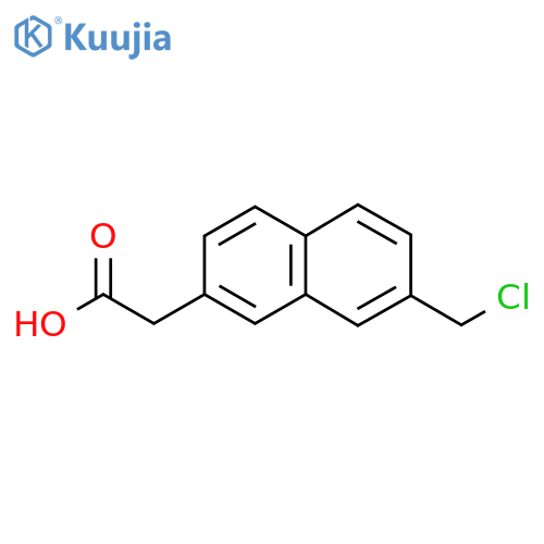 2-(Chloromethyl)naphthalene-7-acetic acid structure