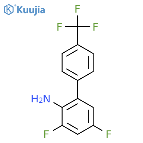 2-Amino-3,5-difluoro-4'-(trifluoromethyl)biphenyl structure