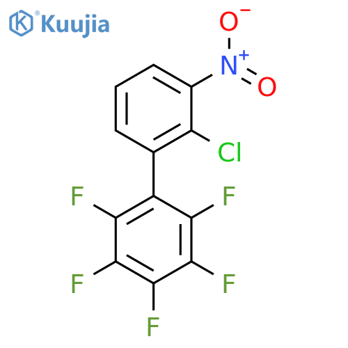 2'-Chloro-3'-nitro-2,3,4,5,6-pentafluorobiphenyl structure