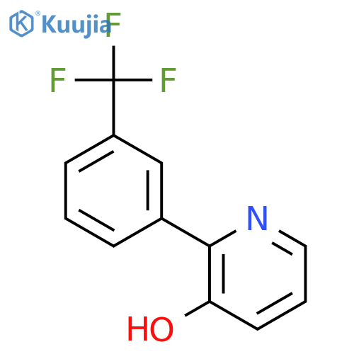 2-[3-(Trifluoromethyl)phenyl]pyridin-3-ol structure
