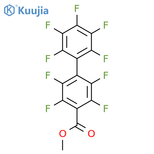 Methyl 2,3,5,6,2',3',4',5',6'-nonafluorobiphenyl-4-carboxylic acid structure