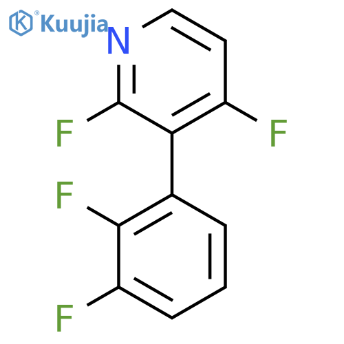 3-(2,3-Difluorophenyl)-2,4-difluoropyridine structure