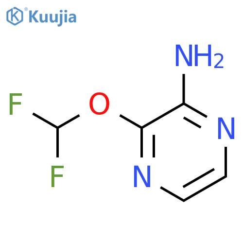 2-Amino-3-(difluoromethoxy)pyrazine structure