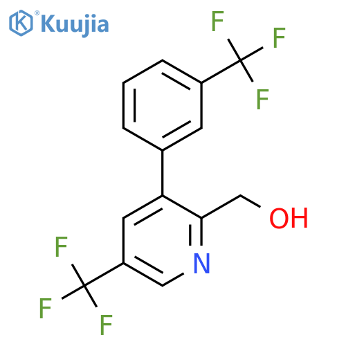 5-(Trifluoromethyl)-3-(3-(trifluoromethyl)phenyl)pyridine-2-methanol structure