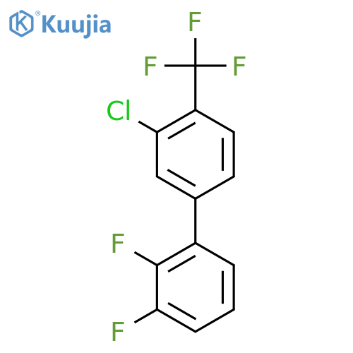 3'-Chloro-2,3-difluoro-4'-(trifluoromethyl)biphenyl structure