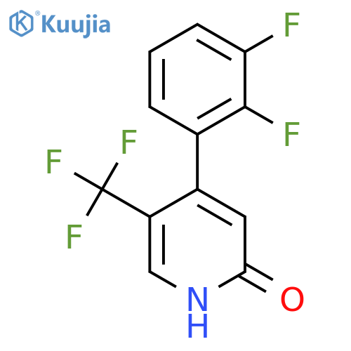 4-(2,3-Difluorophenyl)-2-hydroxy-5-(trifluoromethyl)pyridine structure